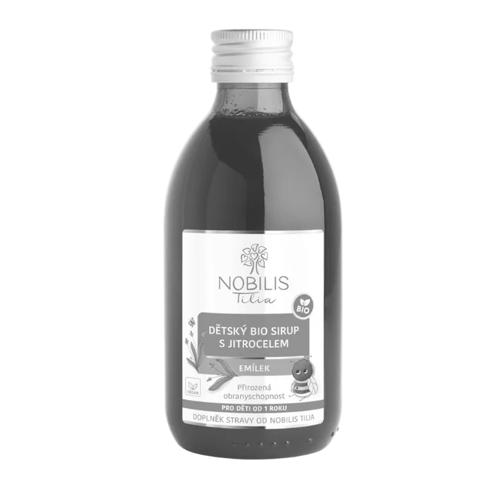 Nobilis Tilia Dětský sirup s jitrocelem Emílek 250 ml BIO